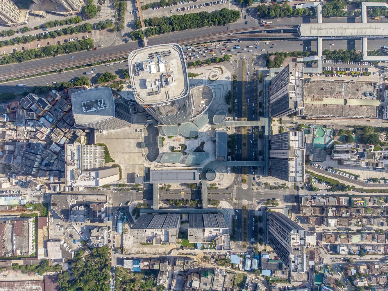 荣德国际城市幕墙建筑大型综合体