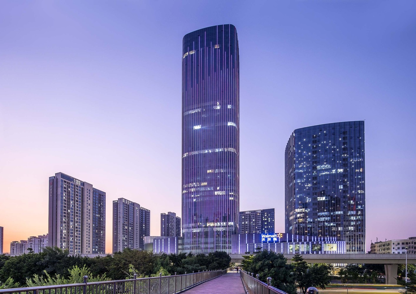 荣德国际城市幕墙建筑大型综合体